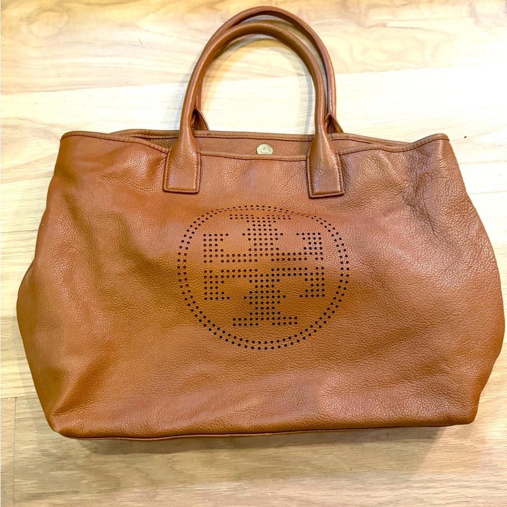 Tory Burch Cognac Tote- large
